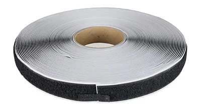 1″ self-adhesive loop material, 25 yard dispenser box, black – 24-7011BLK
