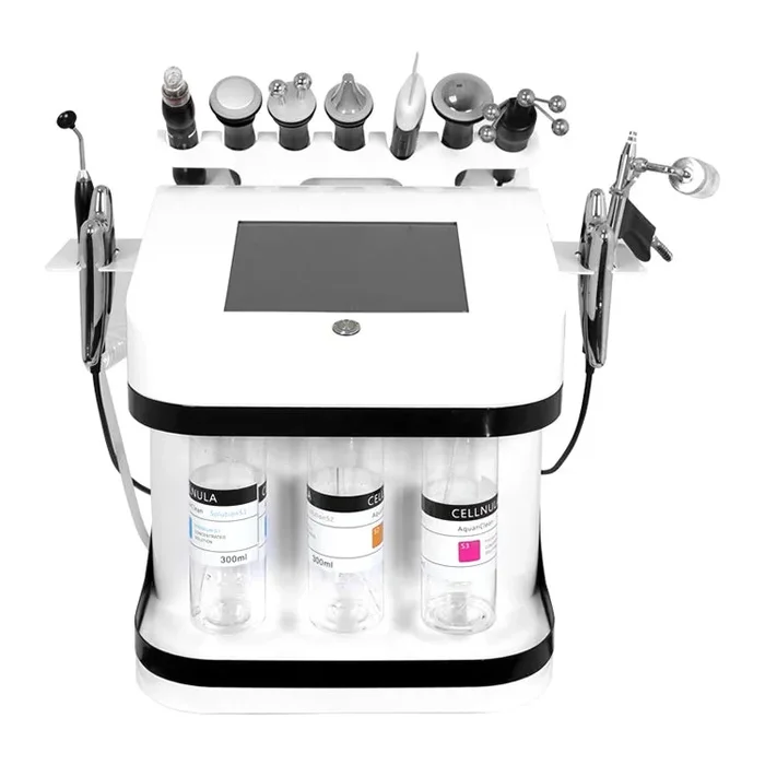 10-in-1 Hydrodermabrasion Bubble Facial Machine | Oxygen Injection & Face Care for Beauty Salons