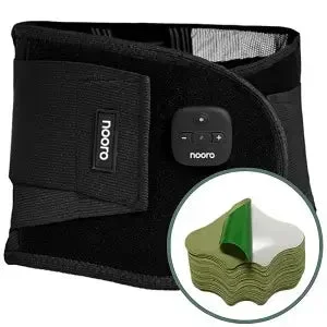 1x Nooro SpineLift EMS Belt + 20 Pcs Back Pain Relief Patches (fbb)
