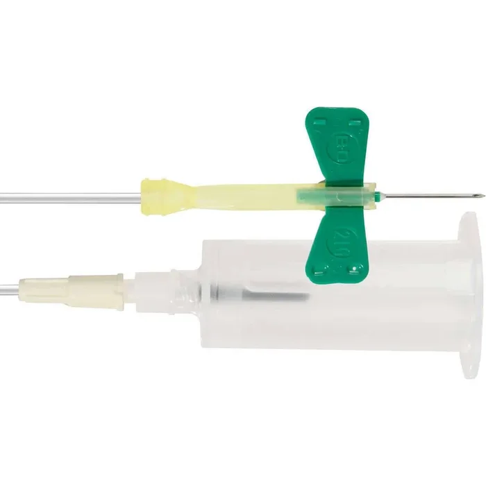 21g Green BD Vacutainer Safety Lok Blood Collection Set 7″ Tubing