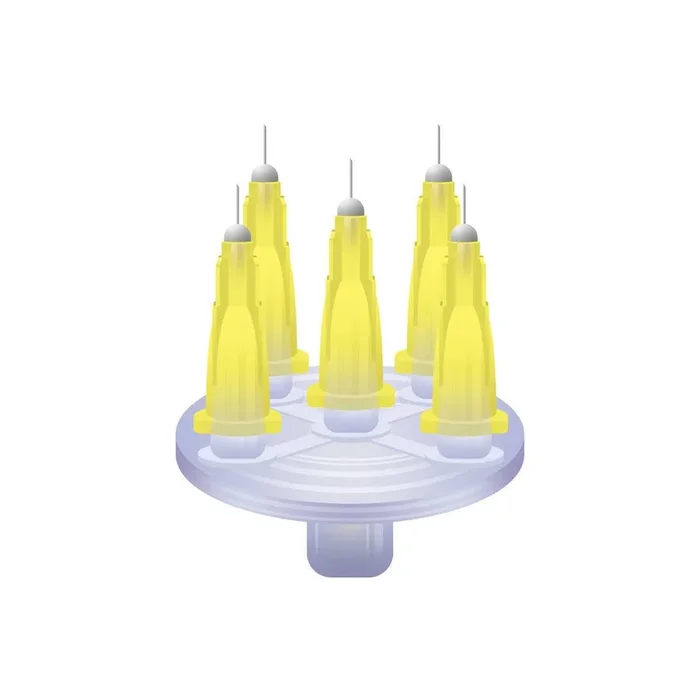 30g Yellow 4mm x 5 Meso-relle Circular Multi Injector