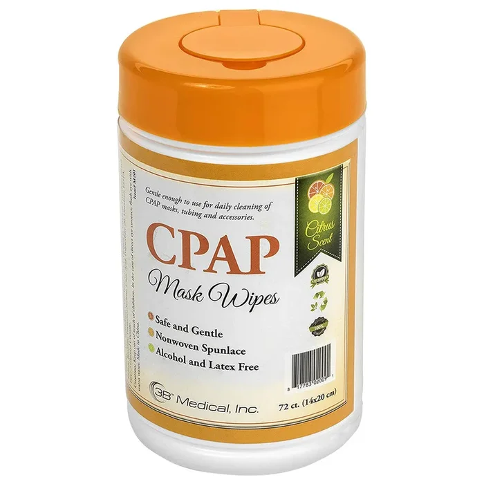 3B Medical Citrus Scent CPAP Mask Wipes – 72 Count
