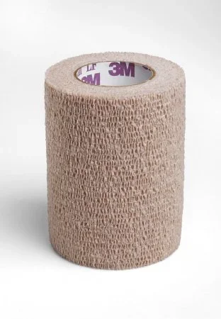 3M Coban LF Cohesive Bandage 3 Inch X 5 Yard Standard Compression Self-adherent Closure Tan NonSterile – 2083