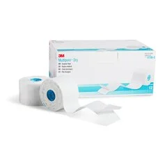 3M Dressing Retention Tape with Liner 3M Multipore Dry Water Resistant Pique 2 Inch X 5-1/2 Yard White NonSterile
