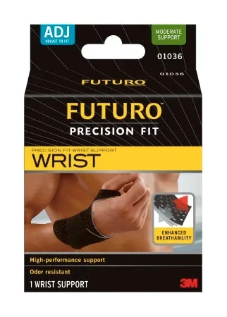 3M Futuro Precision Fit Wrist Support Left or Right Wrist One Size Fits Most – 01036EN