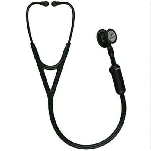 3M Littmann CORE Digital Stethoscope Black Chestpiece, Tube, Stem and Headset, 27 inch