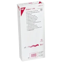 3M Medipore™ 3.5 x 10 Soft Cloth Rectangle 1.375 x 8 Pad White Sterile Adhesive Dressing, 100 EA/CS - Image 3