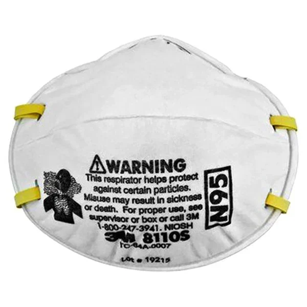 3M N95 Particulate Respirator with Fixed Strap – White, Small