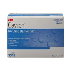 3M No Sting Barrier Film Large Foam Applicator 3.0 mL Alcohol Free - Image 2