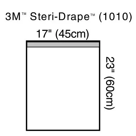 3M Steri-Drape General Purpose Drape Large Towel Drape 17 W X 23 L Inch Sterile – 1010
