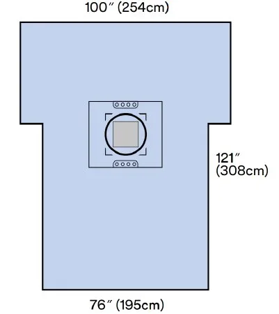 3M Steri-Drape Obstetrics / Gynecology Drape Cesarean-Section Drape with Incise Pouch 77 W X 122 L Inch Sterile – 7965