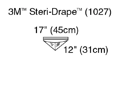 3M Steri-Drape Surgical Drape Irrigation Pouch 17 W X 11 L Inch Sterile – 1027