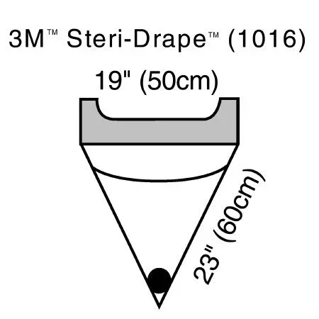 3M Steri-Drape Surgical Drape Irrigation Pouch 19 W X 23 L Inch Sterile – 1016
