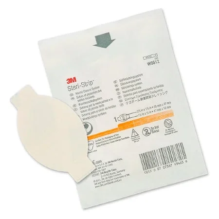 3M Steri-Strip Wound Closure System Wound Closure System 1/2 X 1-7/8 Inch Nonwoven Material Reinforced Strip White – W8516