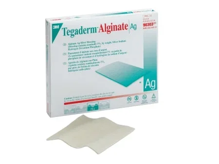 3M Tegaderm Calcium Alginate Dressing with Silver 4 X 5 Inch Rectangle Sterile – 90303