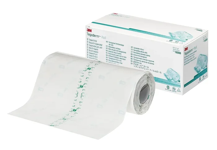 3M Tegaderm Dressing Transparent Film Roll 6 in. x 11 yds. – Case of 4
