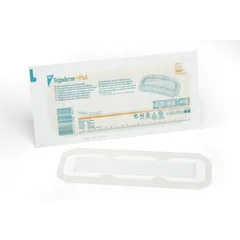 3M Tegaderm™ 3-1/2 x 10 Film 1-3/4 x 8 Pad Sterile Composite Dressing Adhesive, 25 EA/BX