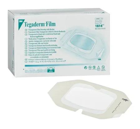 3M Tegaderm Transparent Film Dressing Rectangle 8 X 12 Inch Frame Style Delivery With Label Sterile – 1629