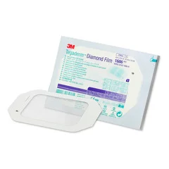3M Transparent Film Dressing 3M Tegaderm Rectangle 4 X 4-3/4 Inch Frame Style Delivery Without Label Sterile