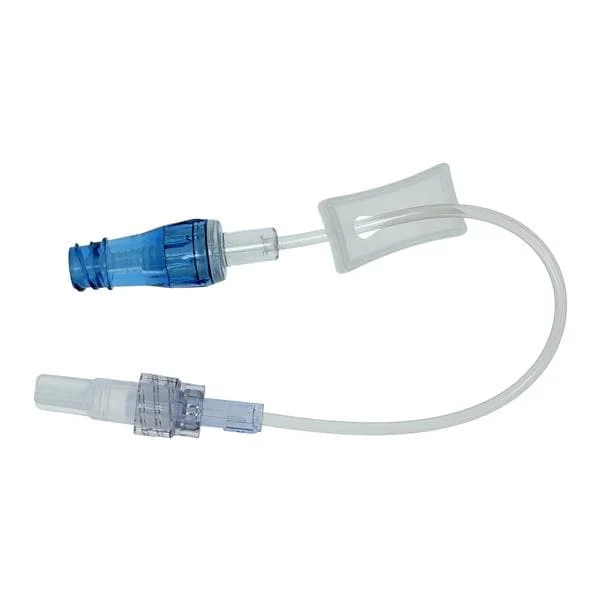 7″ (18 Cm) Appx 0.25 Ml, Smallbore Ext Set W/Microclave, Clamp, Rotating Luer, 50/Cs