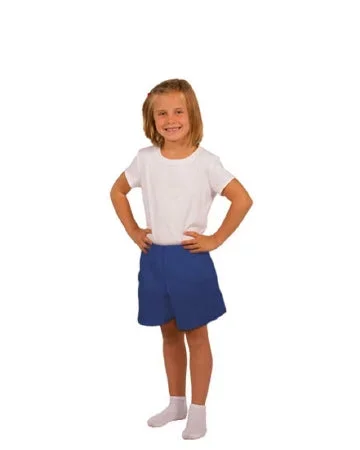 A Lunt Exam Shorts Small Blue Polyester / Polyethylene Pediatric Disposable – S2SM-4