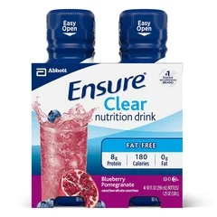 Abbott Nutrition Ensure Clear Therapeutic Nutrition, Blueberry Pomegranate, 10-ounce bottle