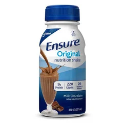 Abbott Nutrition Oral Supplement Ensure® Original Shake Milk Chocolate Flavor Ready to Use 8 oz. Bottle, 16/CS