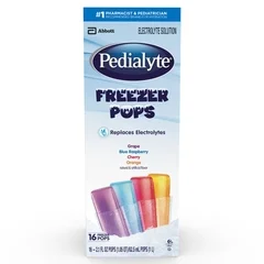 Abbott Nutrition Pedialyte Freezer Pop Electrolyte Solution, Assorted Flavors