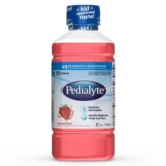 Abbott Nutrition Pedialyte Strawberry Electrolyte Solution, 1 Liter