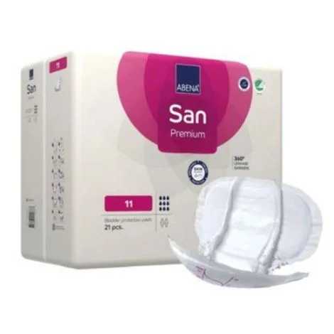Abena Abri-San Premium Incontinence Pads – Moderate To Heavy Absorbency