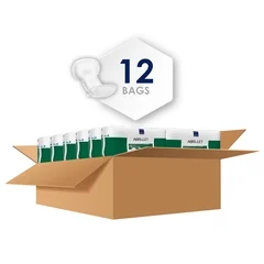 Abena Incontinence Liner Abena Abri-Let Anatomic 8 x 17 Inch Light Absorbency Fluff / Polymer Core One Size Fits Most, 270 EA/CS - Image 3