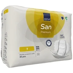 Abena Incontinence Liner Abena San Premium 14.1 X 24.8 Inch Heavy Absorbency Fluff / Polymer Core Size 7, 30 EA/PK - Image 2