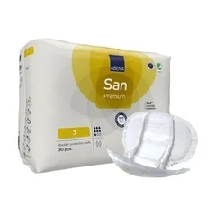 Abena Incontinence Liner Abena San Premium 14.1 X 24.8 Inch Heavy Absorbency Fluff / Polymer Core Size 7, 30 EA/PK