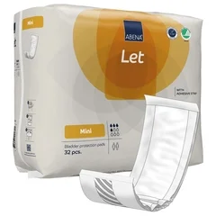 Abena Incontinence Liner Abri-Let Mini, 5.5 x 15, Light Absorbency, Fluff / Polymer Core, One Size Fits Most, 288 EA/CS