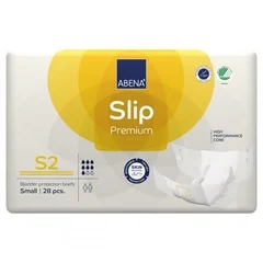Abena Slip Premium Disposable Heavy Absorbency Briefs, S2, Small, 28/PK - Image 2