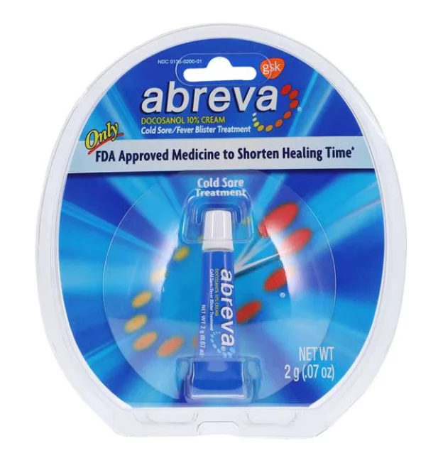 Abreva Cold Sore/Blister Cream 0.1 2gm/Ea