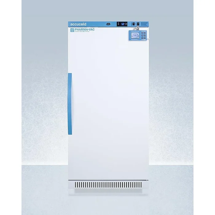 AccuCold 8 cu ft Upright Vaccine Refrigerator w/ Solid Door & Digital Data Logger