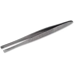 Acme TWeezers 3 Inch Length Stainless Steel NonSterile NonLocking Thumb Handle Straight Slanted Tips, 24/CS