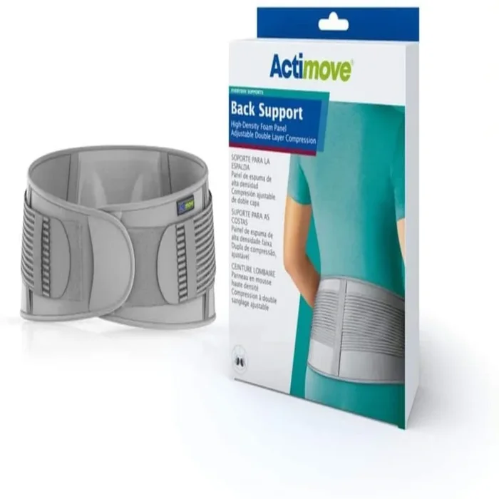 Actimove Back Support High-Density Foam Panel Adjustable Double Layer Compression