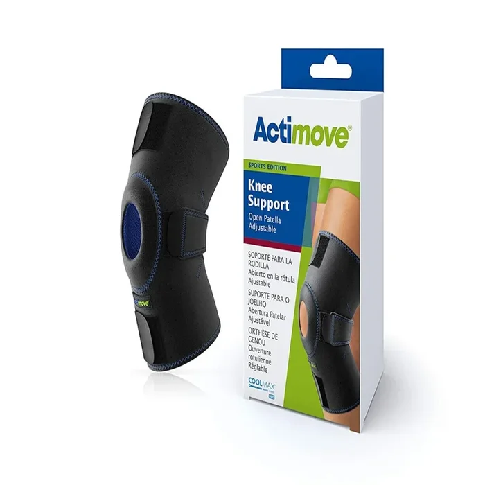 Actimove Knee Support Open Patella Adjustable Universal Black