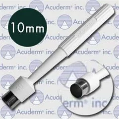 Acuderm Biopsy Punch Acu-Punch Dermal 10 mm OR Grade, 25/BX