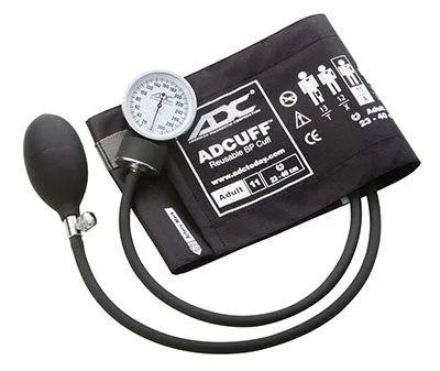 ADC Prosphyg Pocket Aneroid Sphyg, Adult, Black – 77-0026
