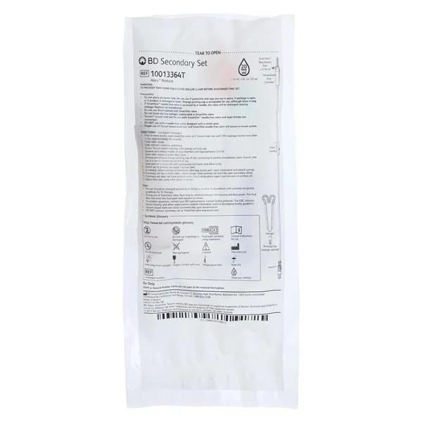 Administration Set Needle-Free 32″ 20 Drop/mL Priming Volume 12mL 100/Ca