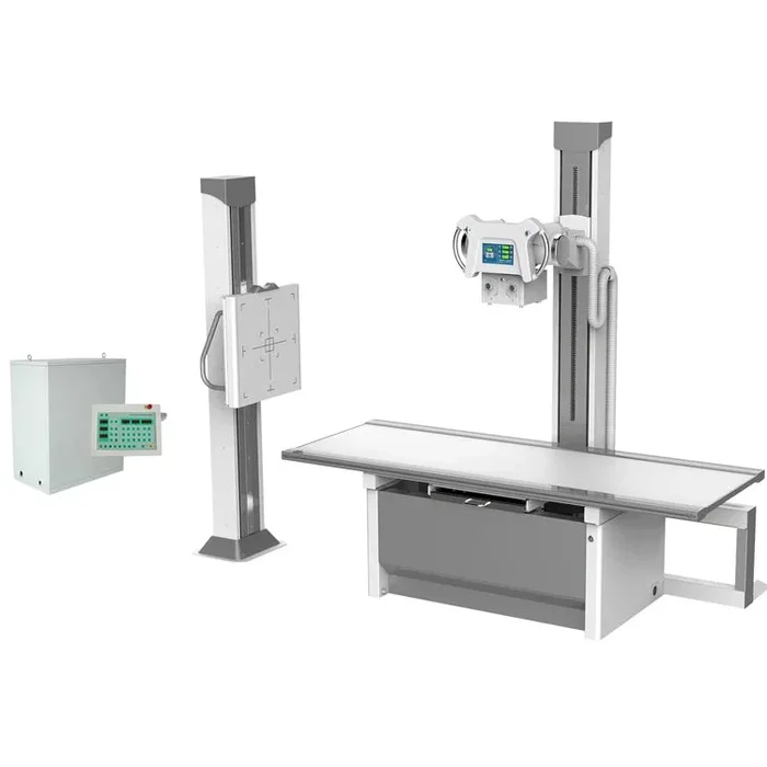 Advanced Digital Medical X-Ray Radiography System: Choose from 20KW, 32KW, or 50KW with Flat Panel Detector DR System
