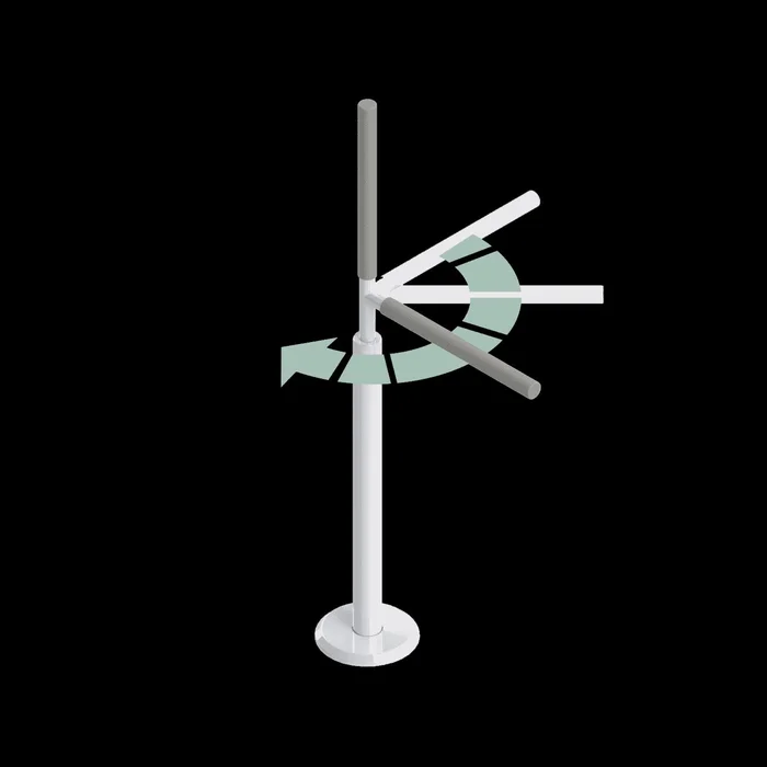 Advantage Rail™ Bariatric (Floor Mounted) Transfer Pole – AR-T-HD