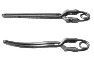 Aesculap Advanced Procedure Atraumatic Endo Style Vessel Clip Stainless Steel Long / Curved 45 mm Silver Clip 1 Clip – PL549S