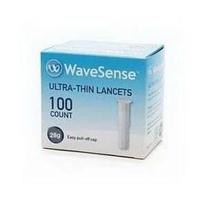 Agamatrix WaveSense Keynote Lancet, 28G, Sterile, 100/Bx