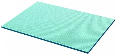 Airex Exercise Mat, Titania 200, 79″ x 49″ x 1.25″, Water Blue, Case of 5 – 32-1227WB-5