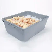 Akro-Mils Akro-Tubs Storage Tub Gray Industrial Grade Polymers 9-1/2 X 19 X 24-1/2 Inch – 34240GREY