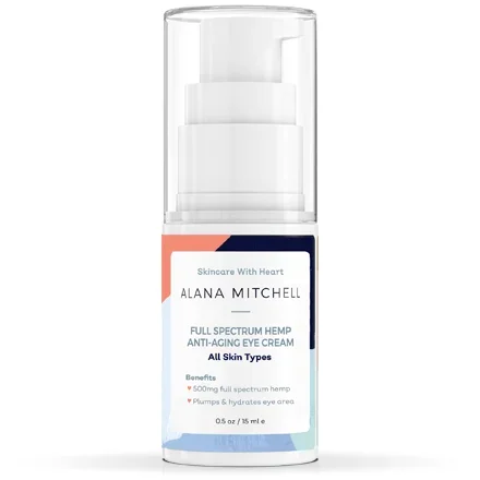 Alana Mitchell Full Spectrum Hemp Anti-Aging Eye Cream 0.5oz / 15ml